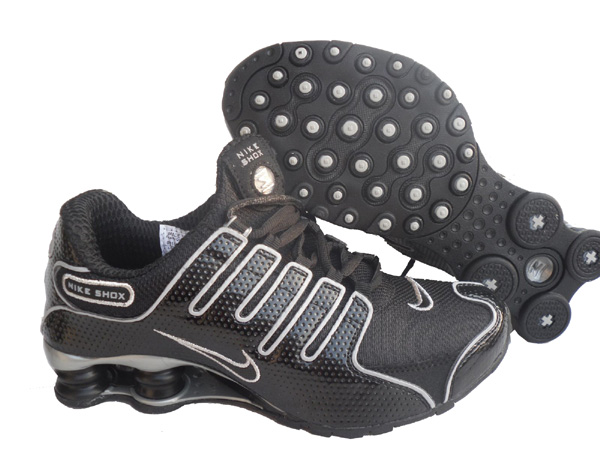 Womens Nike Shox Nz Mesh Up Shoes Black White